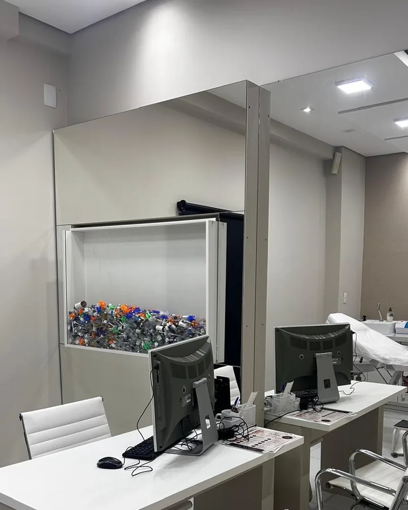 Bancada de avaliação da Jiovialle Estética Avançada